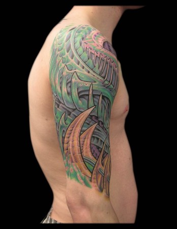 Looking for unique  Tattoos? Bio -Organic / Mech Half Sleeve